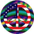 Hippie Horizon Peace Flag--STICKERS