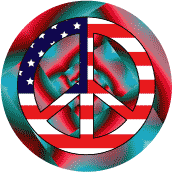 Hippie Tapestry Peace Flag 2--KEY CHAIN