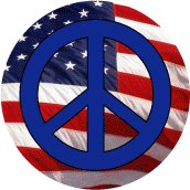 Peace Flag 1 - Patriotic MAGNET