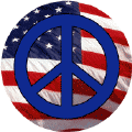 Peace Flag 1 - Patriotic KEY CHAIN