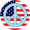 Peace Flag 3 - Patriotic STICKERS