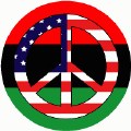 Peace Flag African American Colors 1--BUTTON