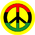 PEACE SIGN: Peace Flag African American Colors 3--KEY CHAIN