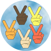 All Races Peace Hand--CAP