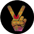 Funky Peace Hand 16--KEY CHAIN