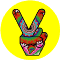 Tie Dye Peace Hand 5--POSTER