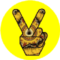 PEACE SIGN: Tie Dye Peace Hand 8--STICKERS