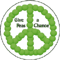 Give Peas A Chance--PEACE SYMBOL PEACE SIGN KEY CHAIN