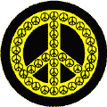 PEACE SYMBOL: Peace Sign Peace Sign Yellow--STICKERS