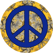 PEACE SIGN: A Maize n Blue--MAGNET