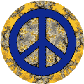 PEACE SIGN: A Maize n Blue--POSTER