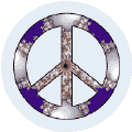 PEACE SIGN: A Walk in the Clouds--BUTTON