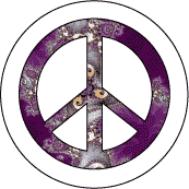 PEACE SIGN: Amethyst--KEY CHAIN