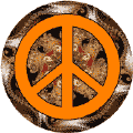 PEACE SIGN: Autumn Peace 2--BUTTON