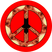 PEACE SIGN: Be Nonviolent--MAGNET