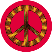 PEACE SIGN: Be Radically Simple--MAGNET
