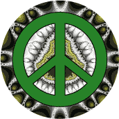 PEACE SIGN: Be Socially Responsible--MAGNET