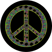 PEACE SIGN: Black Light Party 1--KEY CHAIN