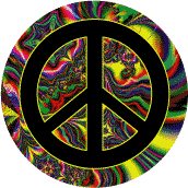 PEACE SIGN: Black Light Party 5--POSTER