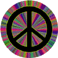 Black Light Party 6--Psychedelic 60s PEACE SIGN STICKERS