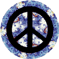 PEACE SIGN: Cosmic Justice 1--BUTTON