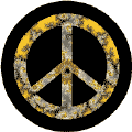 PEACE SIGN: Crystal Harvest--BUTTON