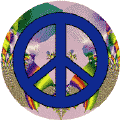 PEACE SIGN: Economic Justice Brings Peace--BUTTON