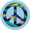 PEACE SIGN: End Global War And Terrorism--BUTTON