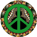 PEACE SIGN: End Greed--BUMPER STICKER