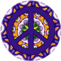 PEACE SIGN: End Terrorism--KEY CHAIN