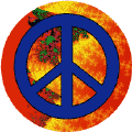 PEACE SIGN: End War Live Peace--BUTTON