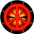 PEACE SIGN: Fiery Gem--STICKERS