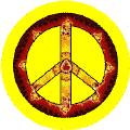 PEACE SIGN: Fiery Mandala--POSTER