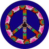 PEACE SIGN: Fight Injustice--BUTTON