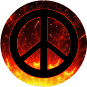 PEACE SIGN: Fire Dance 2--T-SHIRT
