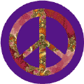 Floral Fantasy 13--Psychedelic 60s PEACE SIGN POSTER