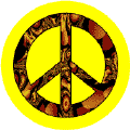 PEACE SIGN: Gold Nuggets 2--BUTTON