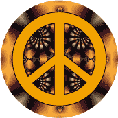 PEACE SIGN: Golden Eyes on Peace--MAGNET