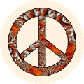 PEACE SIGN: Golden Peace Buds--KEY CHAIN