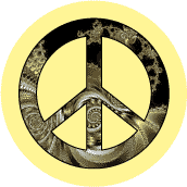 PEACE SIGN: Golden Swirl 2--KEY CHAIN