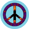 PEACE SIGN: Hippie Mandala--KEY CHAIN