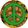 PEACE SIGN: Infinite Peas on Earth--BUTTON