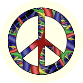PEACE SIGN: Jaws of Life--BUMPER STICKER