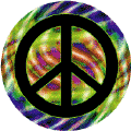 PEACE SIGN: Join Anti War Demonstrations--KEY CHAIN