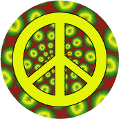 PEACE SIGN: Join The Anti War Movement--BUTTON