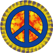 PEACE SIGN: Join The Labor Movement--BUTTON