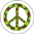 PEACE SIGN: Join World Bank Protests--BUTTON