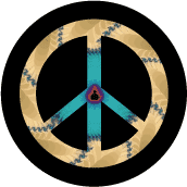 PEACE SIGN: Karma Wheel--MAGNET