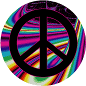 PEACE SIGN: Keep Peaceful Space--MAGNET