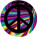 PEACE SIGN: Keep Peaceful Space--BUTTON